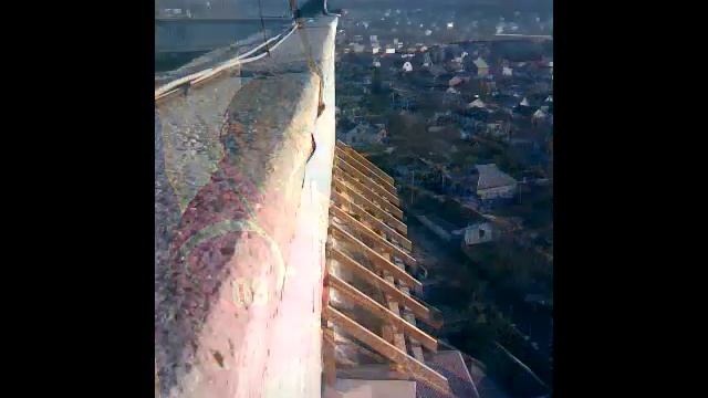 Монтаж черепицы на крыше балкона 9 этажа. Ремонт Кровли балкона. смотреть онлайн