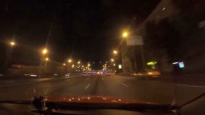 Ночная Москва на машине гоняем по городу на машине за рулем ночью по Москве, гонки HD Москва на авт