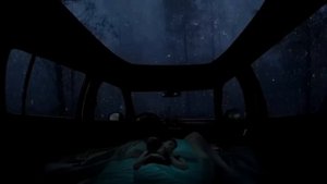 BRUIT DE LA PLUIE, ORAGE ET TONNERRE DANS UN CAMPING CAR POUR DORMIR. #pluie #orage #tente #camping