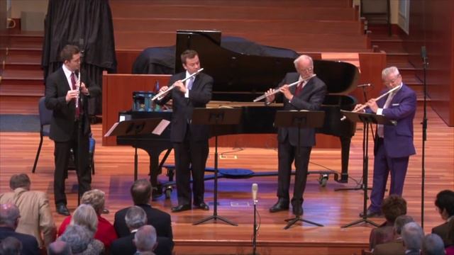 Reicha Sinfonico for 4 Flutes, Mvt. 2 - Galway, Langevin, Bouriakov, Höskuldsson смотреть онлайн