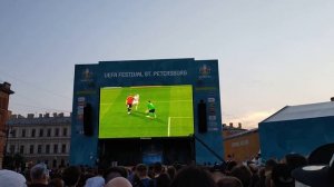 Бельгия - Россия ЕВРО 2020 Фан зона Санкт-Петербург / Belgium - Russia EURO Fan Zone St. Petersburg