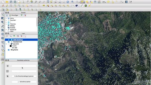 QGIS 3D Map with objects