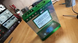 Бокс из PET бутылок для сбора электронных сигарет для самоделок.