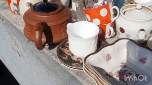 28.09.2023 г цена на посуду СССР на рынке Юность Киев.