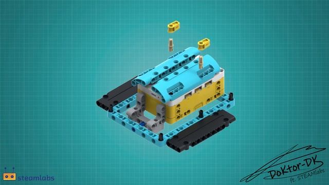 Модель "Гоночный болид". Инструкция по сборке / The "F1". Building instruction. LEGO Spike Prime.