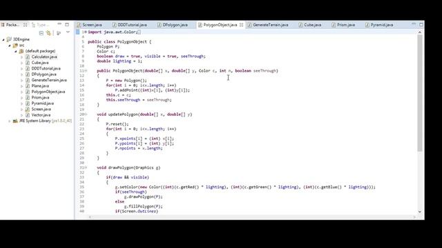 Java - 3D Engine From scratch (with source code)
