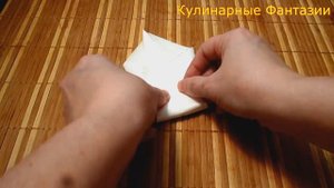Белый Лебедь из Салфетки! Как Красиво Сложить Салфетки!