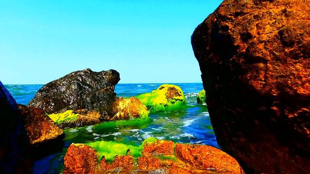 🌿Zen Moment:  Ocean Waves, Easy Falling Asleep, Relax & Music...
