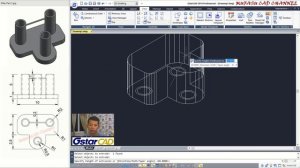 GstarCAD 3D Modeling Pillar Part Tutorial Graphic Design Software