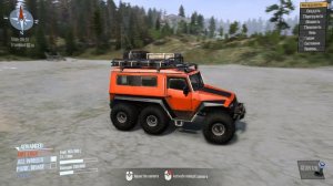 SpinTires MudRunner - обзор мода ТРЭКОЛ , вездеход YAR 87 из SnowRunner - Спинтайрес , мадранер
