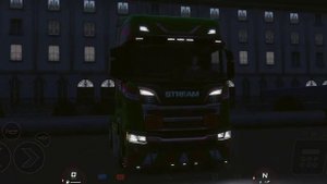 грузовик сканиа запуск двигателя. scania truck starting the engine.