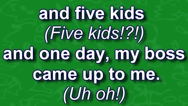 Hi, My Name Is Joe (Jo) and I Work in a Button Factory- Lyrics - Camp Song смотреть онлайн