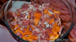 Фаршированная тыква с мясом