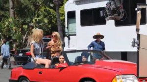 Pretty Girls Бритни Спирс и Игги Азалия на съемках совместного клипа 9 апреля 2015
