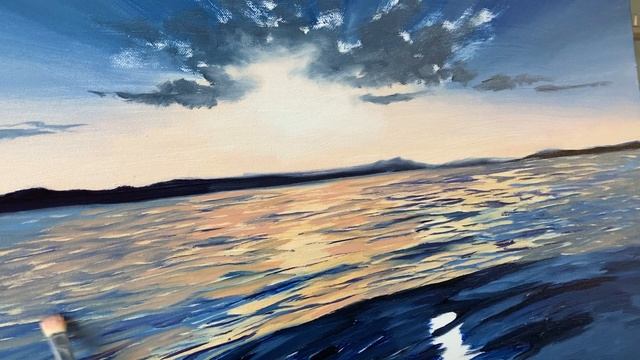 Картина маслом пошагово. Уроки рисования для начинающих художников. Студия живописи 