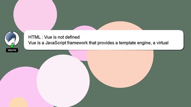 HTML : Vue is not defined смотреть онлайн