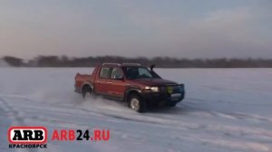 ARB 24 Ford Ranger vs Toyota Land Cruiser Prado 150 vs snowmobile