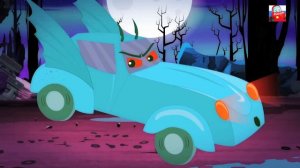 Привет ее Хэллоуин | Hello Its Halloween | Little Red Car Russia | потешки и дети видео