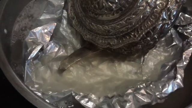 Эффективный способ чистки серебра!Ролик с кипятком от канала ИП Делимся секретами бережного ухода A