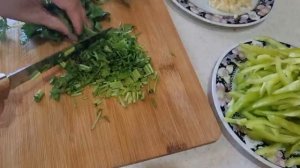 Кадича для кукси (баклажаны по-корейски).