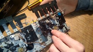 Старый кассетный магнитофон Elekta EK-220