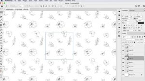 Pattern Preview in Photoshop tutorial - Create a seamless repeat pattern