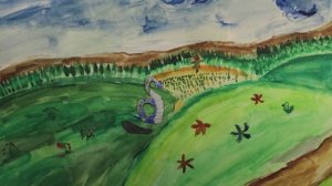 Голубая змейка