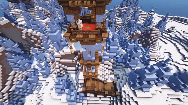 Minecraft Ice Spike Tower House - Quick and Easy смотреть онлайн