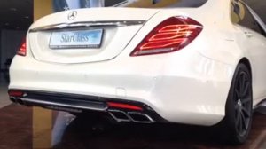 Выхлоп Mercedes-Benz S 63 AMG