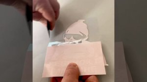 Инструкция как наклеить наклейку на монтажной плёнке 