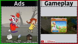 Gardenscapes | Is it like the Ads? | Gameplay