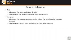 PHP / MySQL Tutorial | Subqueries| InfiniteSkills