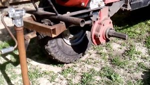 Подъёмник для мотоблока из старого домкрата