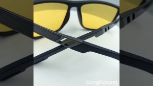 Длинные хранитель ночное видение поляризационные солнцезащитные очки для вождения мужчин женщин