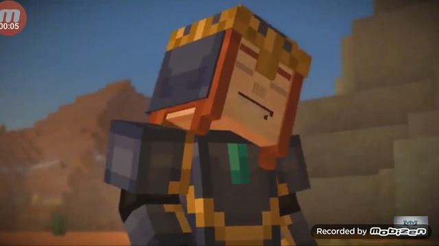 Minecraft Story Mode Petra Cracks Bones