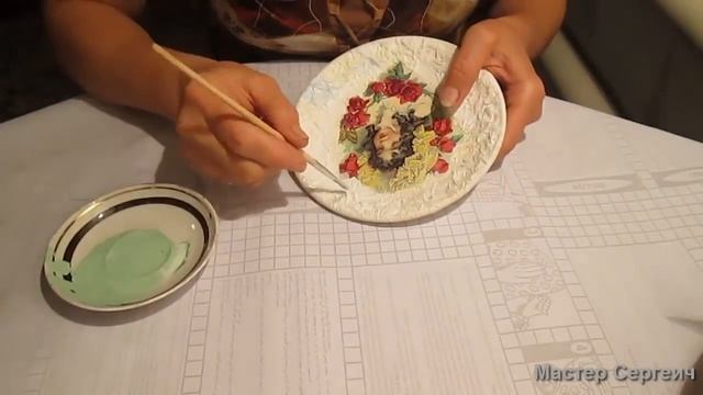 Декупаж тарелки для начинающих. Декор своими руками