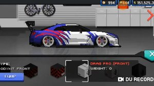 Прокачка GT-R (Pixel car racer)