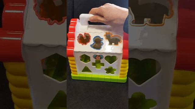теремок сортер гра 9196 домик логика детские игрушки распаковка unboxing смотреть онлайн