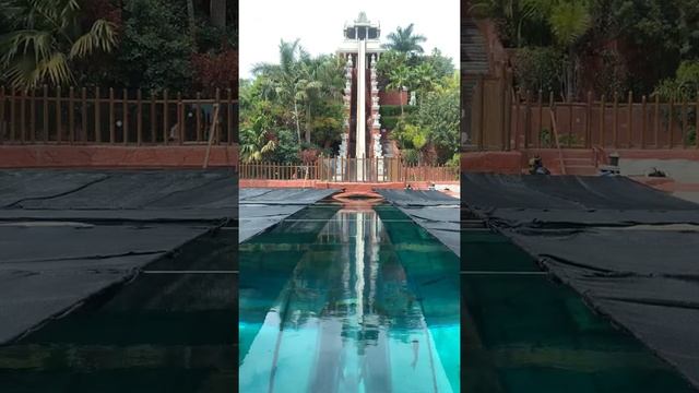 Siam Park Tower of Power Waterslide Offride #Shorts