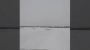 Стройка зимника Русское-Ванкорское месторождение 210 км