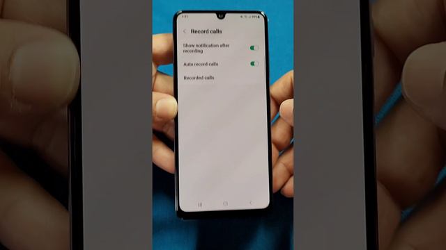 record calls on Samsung A32