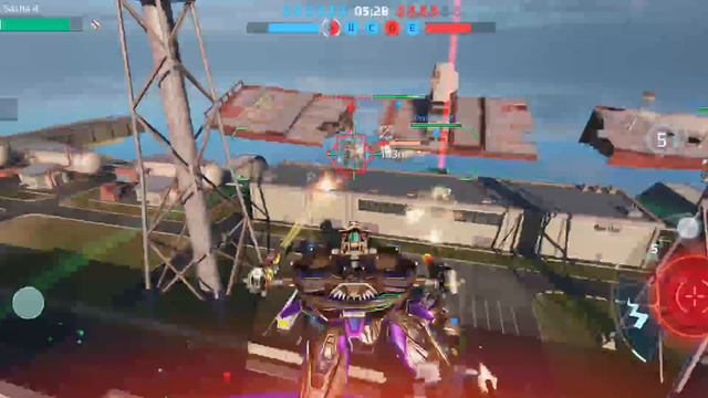 War Robots раскатали всех титаном, но он тоже погиб #warrobots .mp4