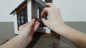 Загородный домик из картона в современном стиле ? / DIY