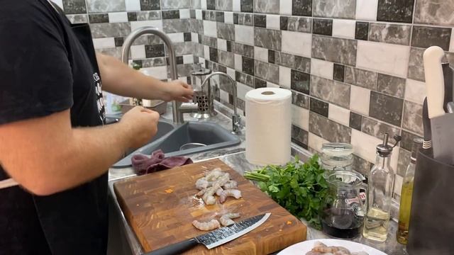 Креветки с овощами. Всего за 15 минут. смотреть онлайн