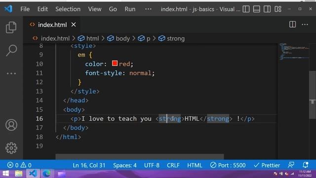 Text in HTML | HTML | Coding for Beginners – смотреть онлайн видео от ...