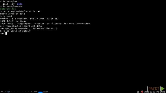14 Adding Static Data Files to the Package смотреть онлайн