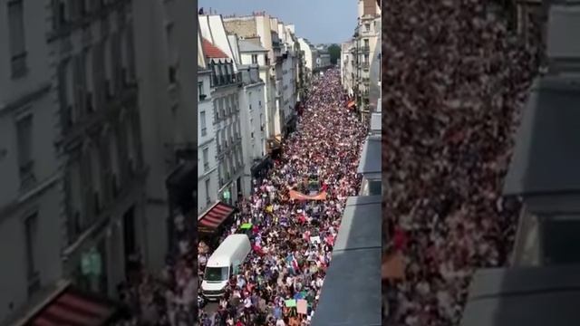 Paris France Protest Against Macrons Covid Legislation (2021.07.17)