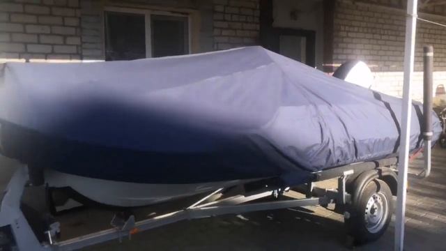 Тент транспортировочный на лодку РИБ Sharmax 420 https://tapid.pro/krapivin.boat