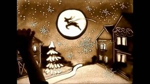 Песочная анимация.Новый год