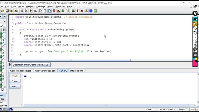 The DecimalFormat Class in Java смотреть онлайн